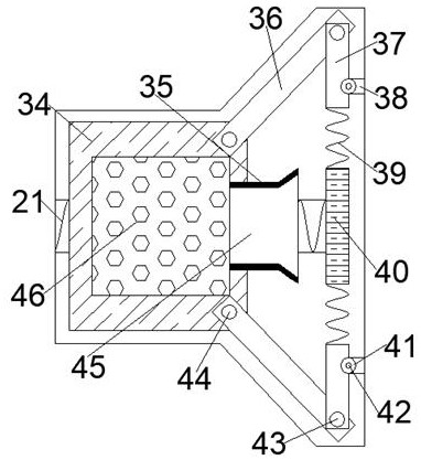 Cleaning and flushing device for machining table of numerical control milling machine