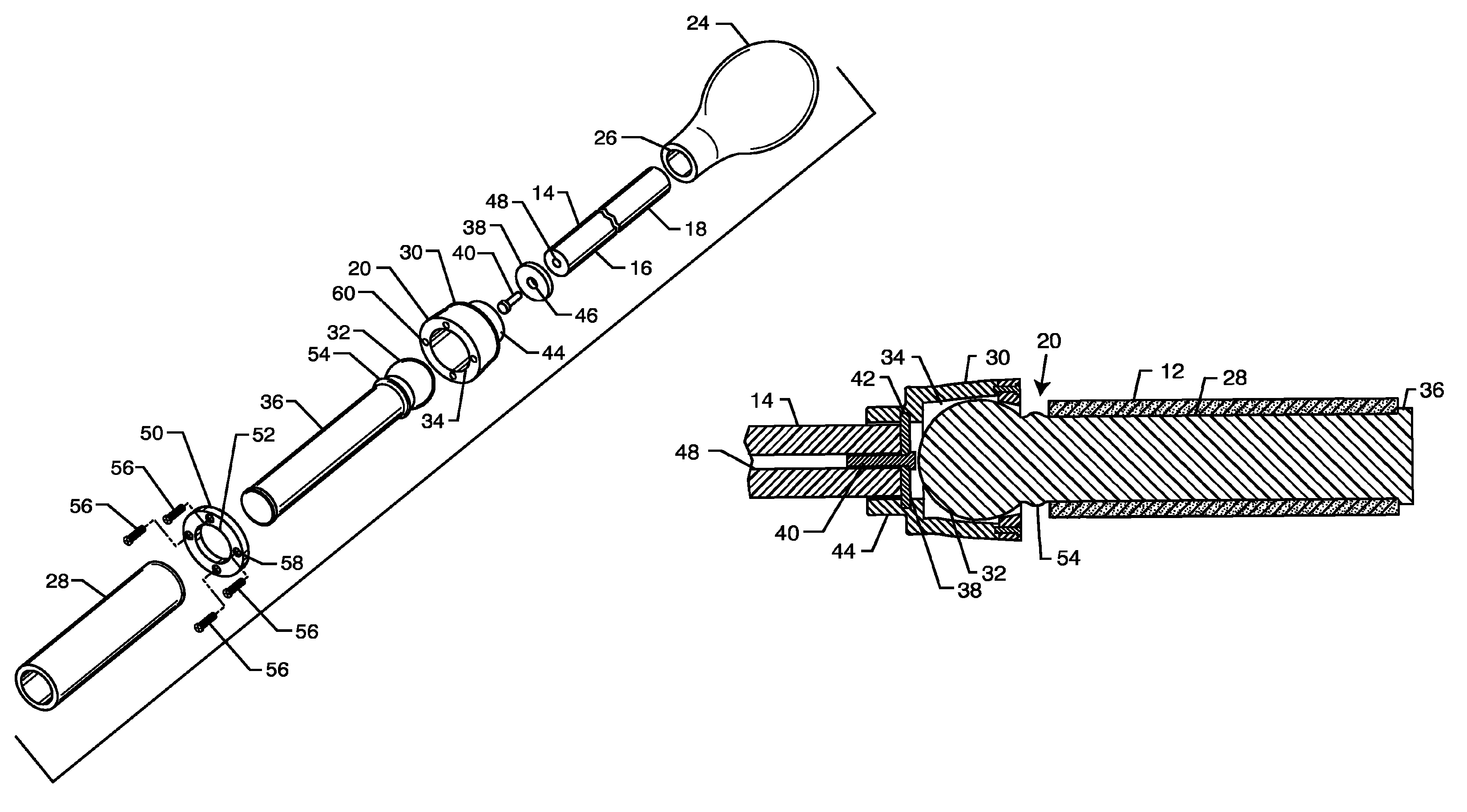 Jump rope handle exercise device