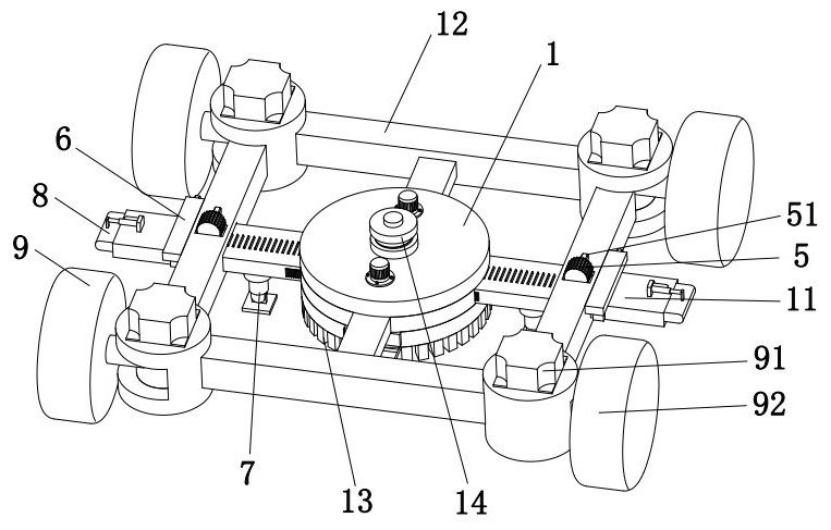 Positioning mechanism of ship inner cabin rust removal robot capable of accurately recognizing rust area