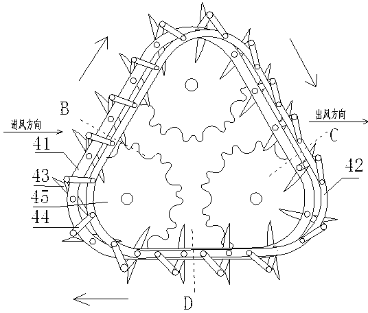 Wind energy power device