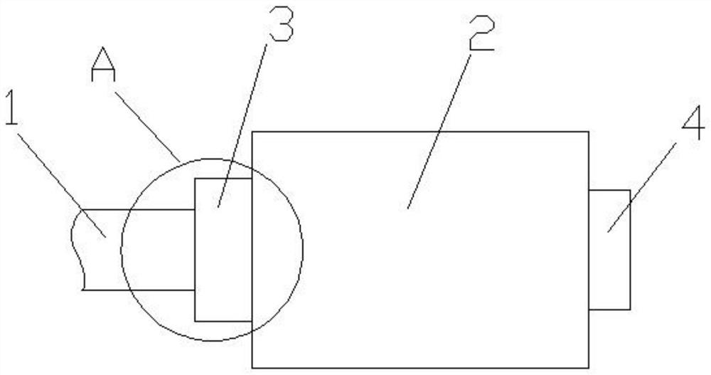 Tail gas treatment device suitable for automobile exhaust pipe