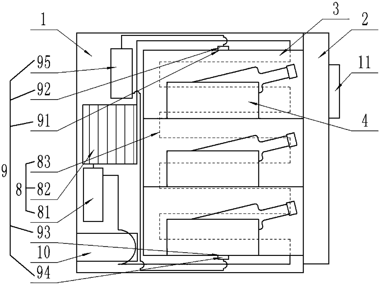 Mobile small-size domestic cellar