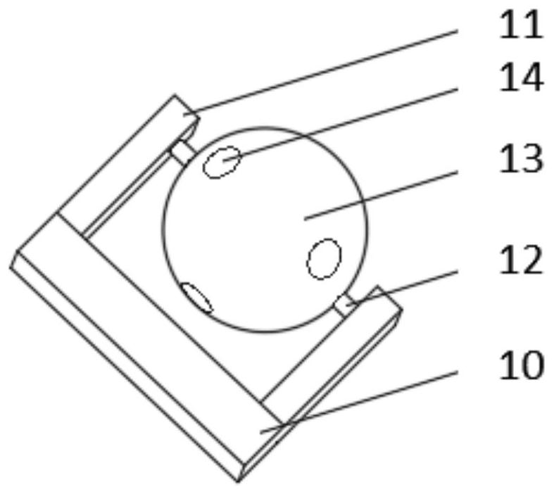 Solid-liquid separation device for kitchen garbage