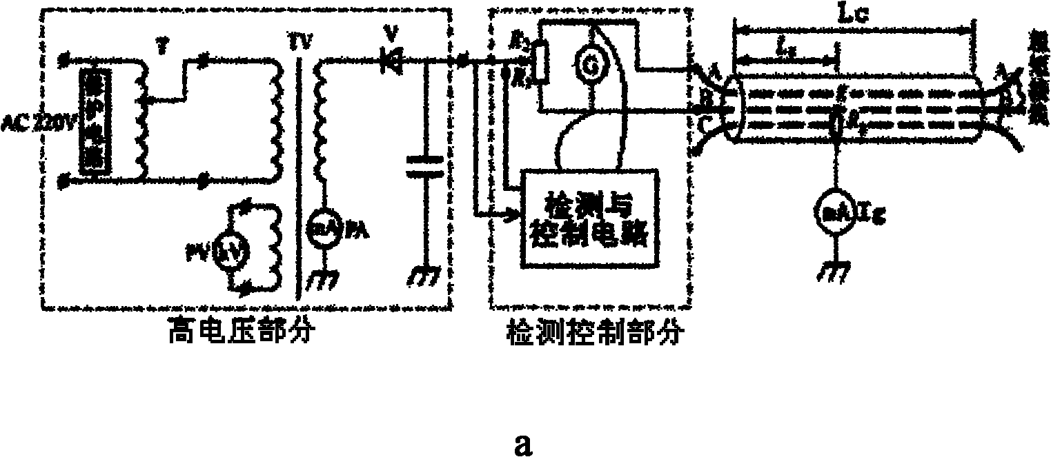 Device and method for testing power cable fault