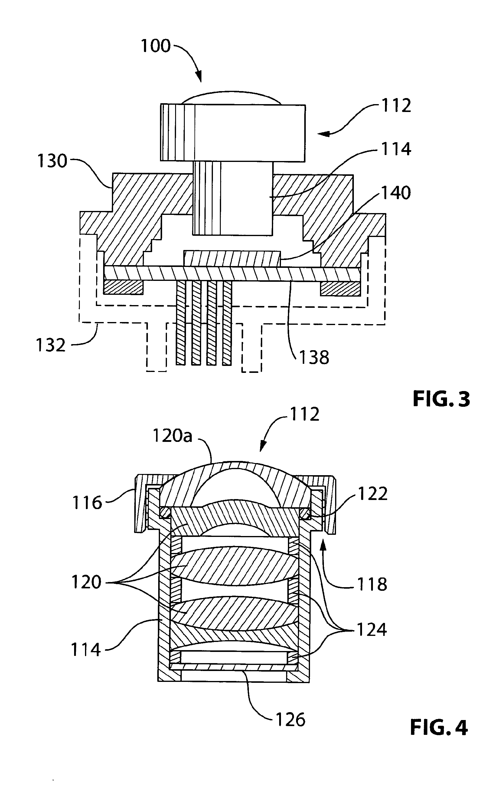 Vehicular camera and lens assembly