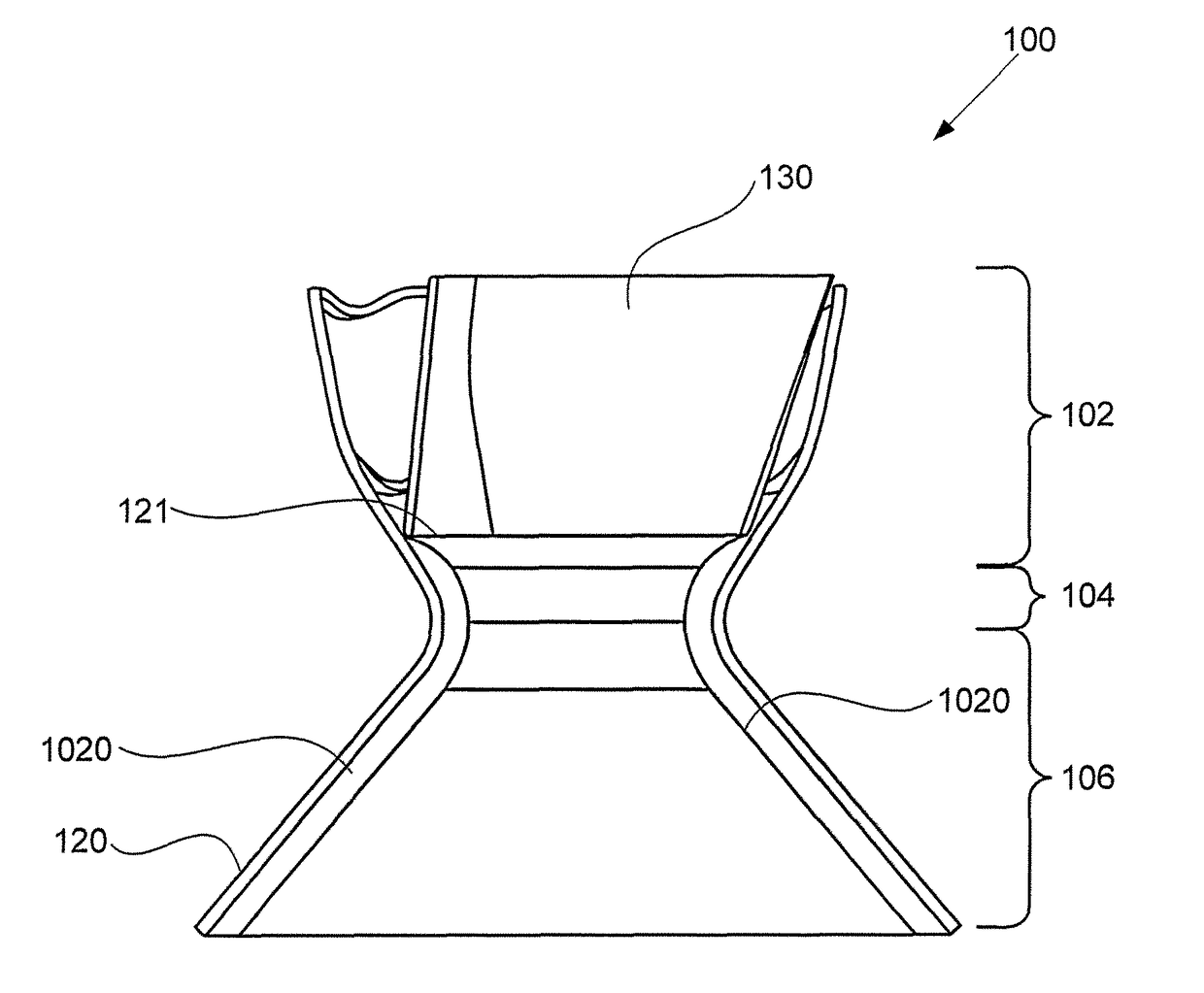 Devices for reducing left atrial pressure having biodegradable constriction, and methods of making and using same