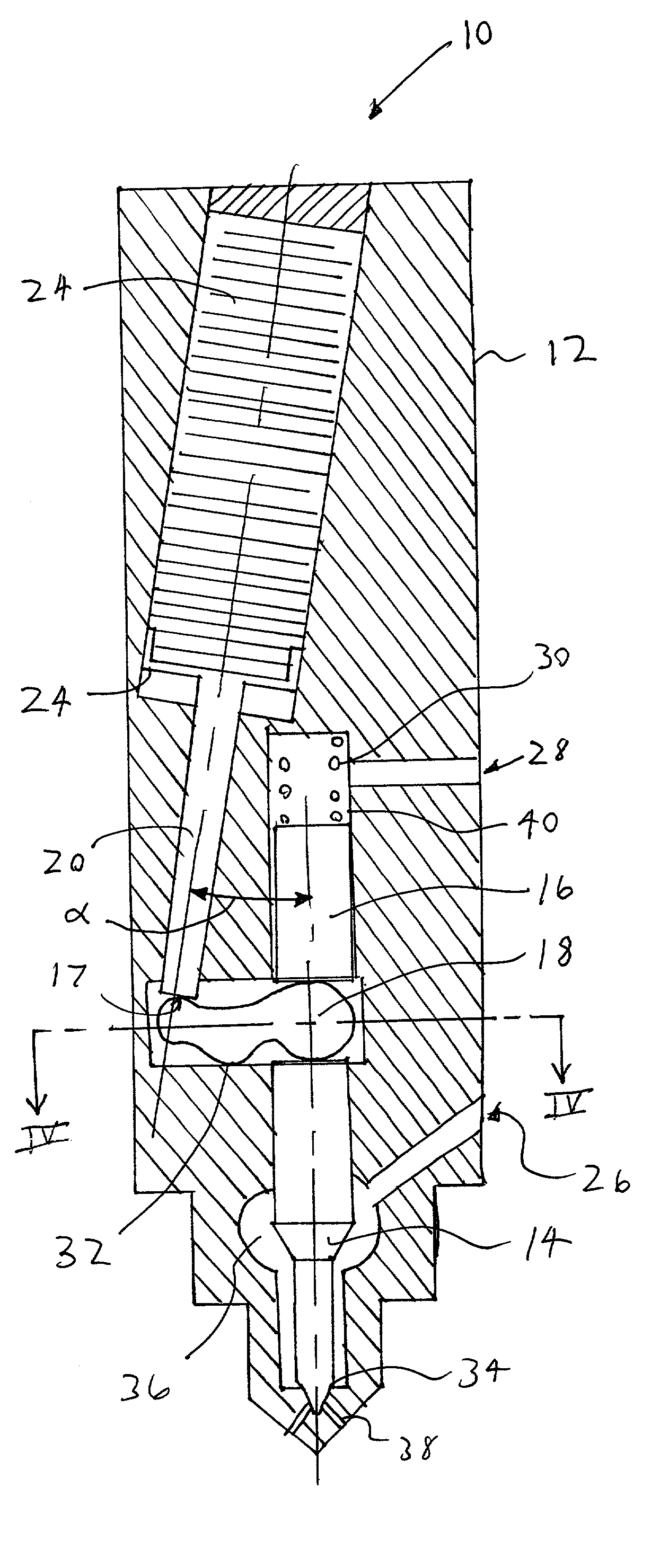 Proportional needle control injector