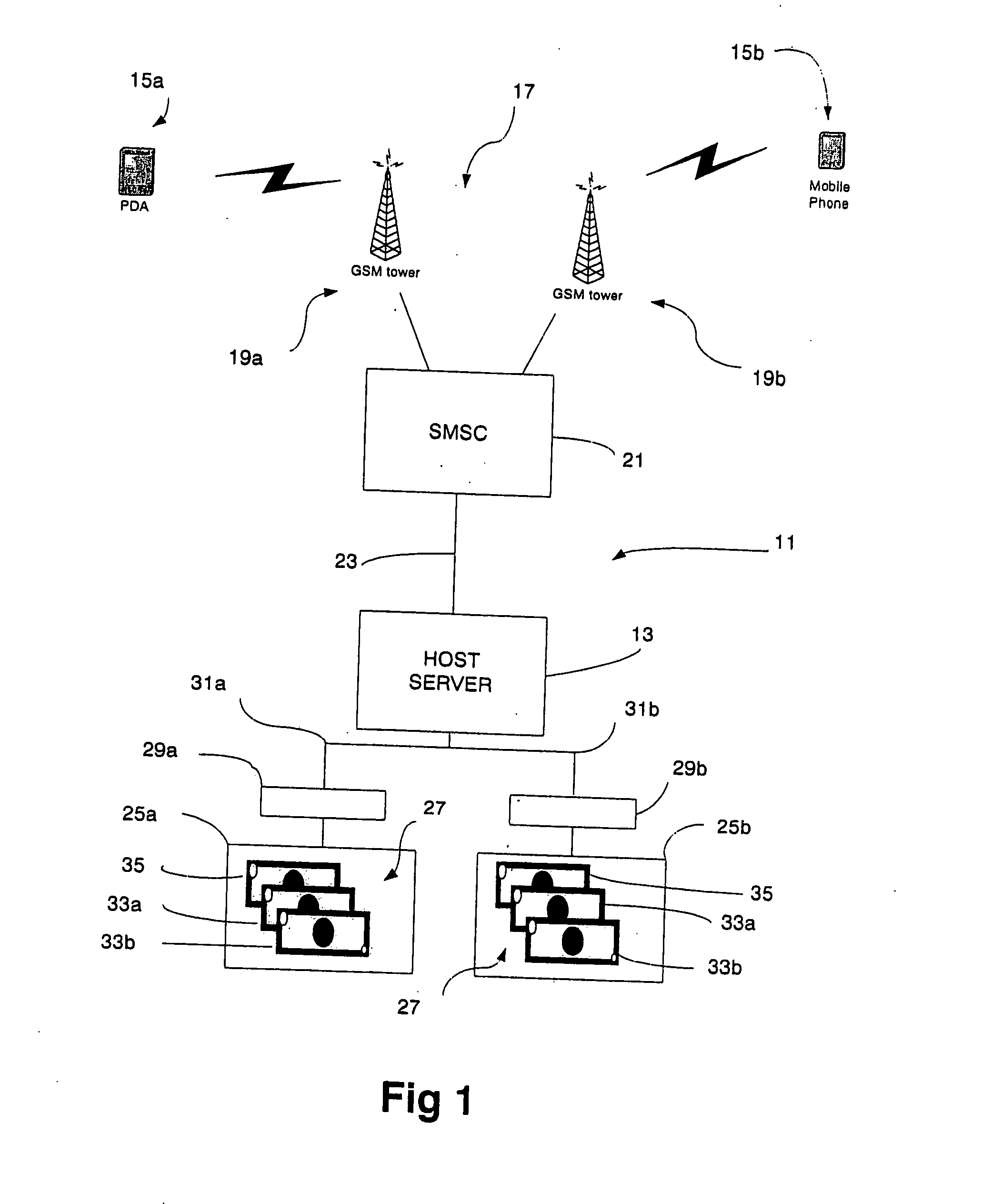 Financial transaction system and method using electronic messaging