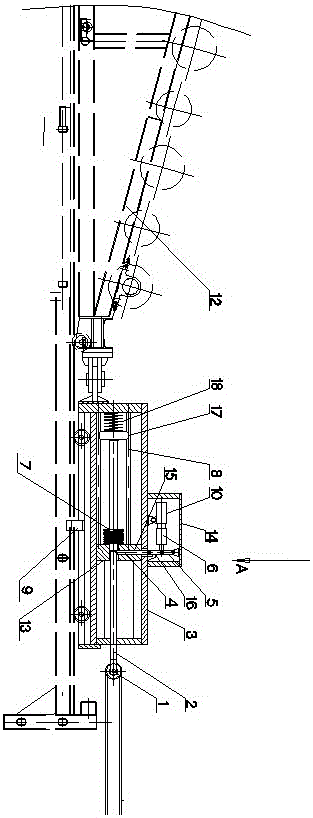 Tension quick release device for belt conveyor