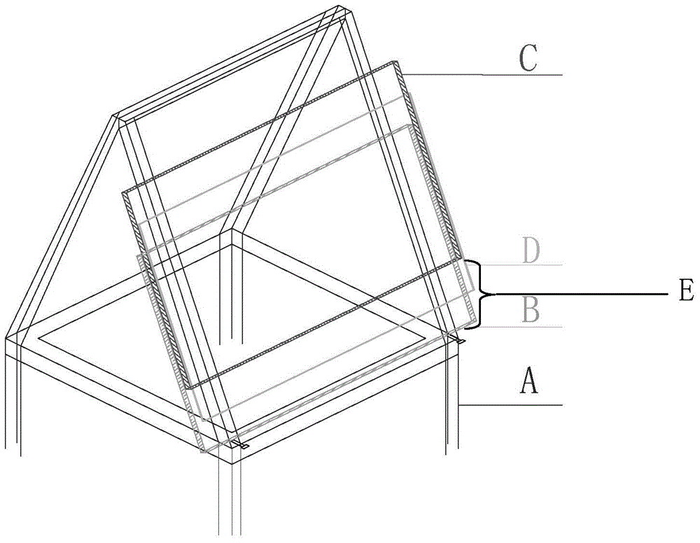 Method for testing anti-sagging performance of polyurethane wood paint under construction viscosity