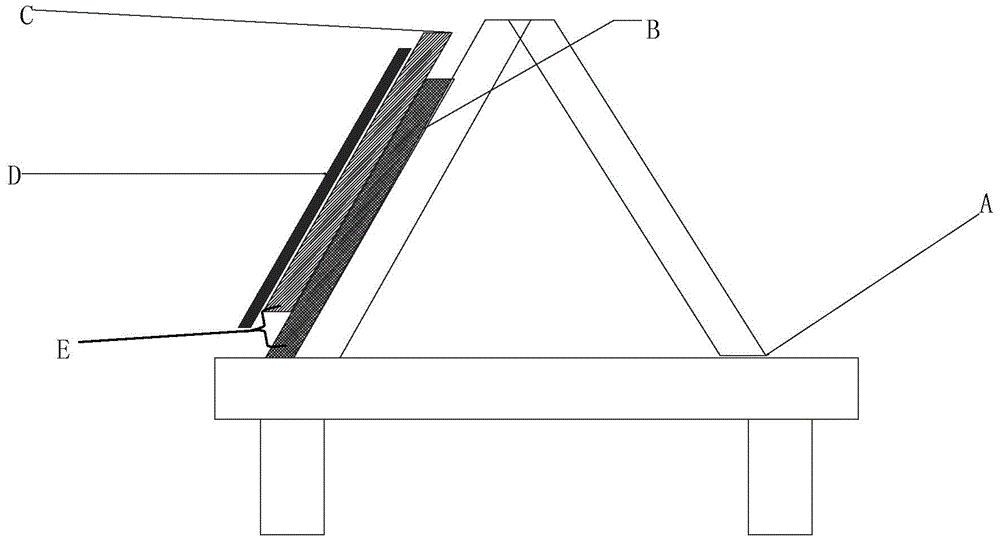 Method for testing anti-sagging performance of polyurethane wood paint under construction viscosity