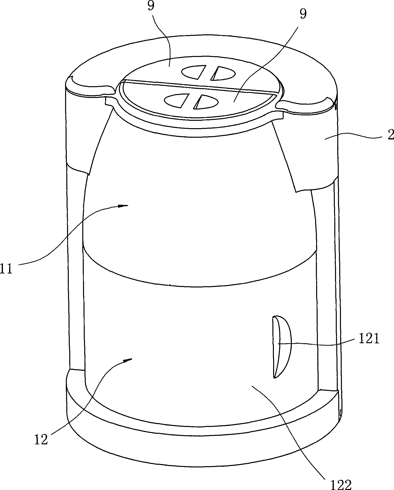 Machine for automatically making milk powder