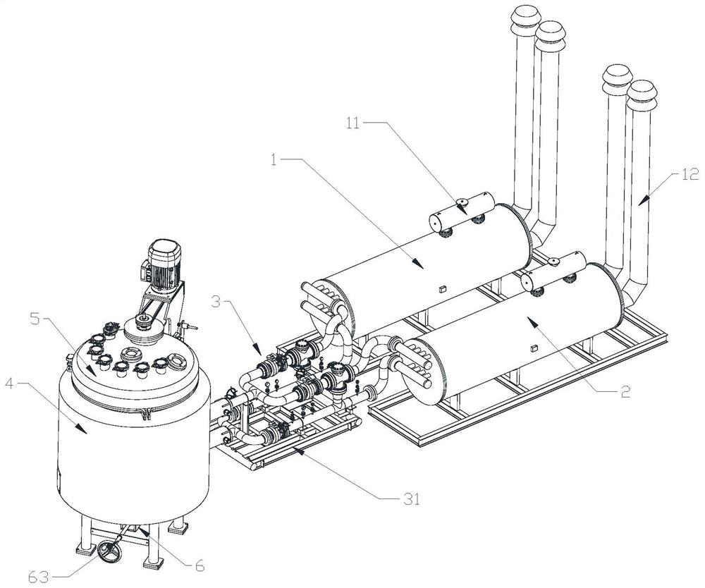 Energy-saving reaction kettle heat control device and use method thereof