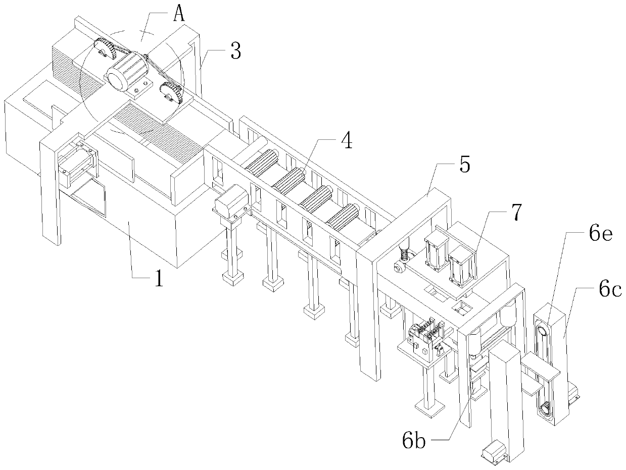 A shrapnel automatic forming machine