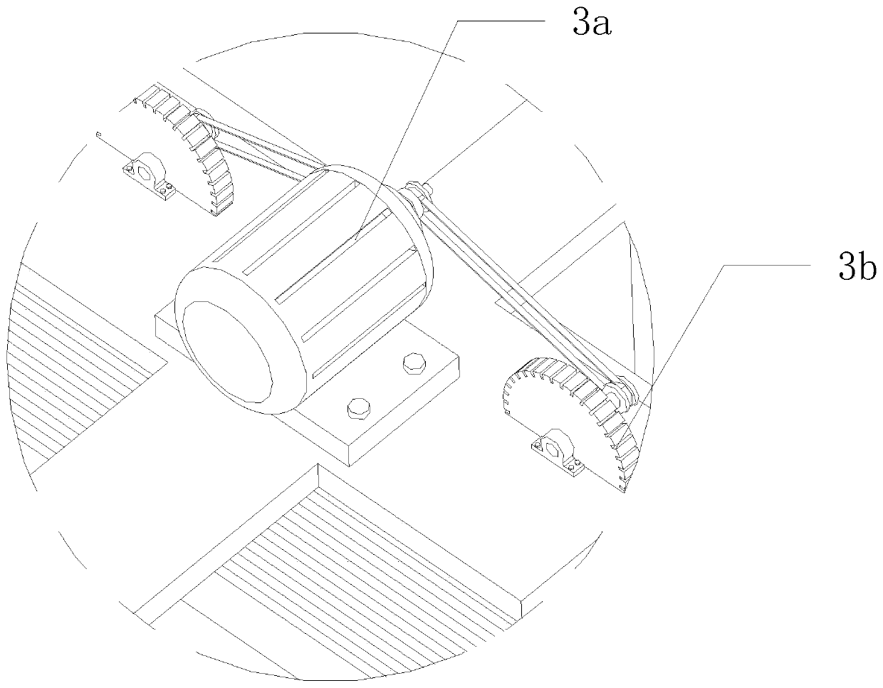 A shrapnel automatic forming machine