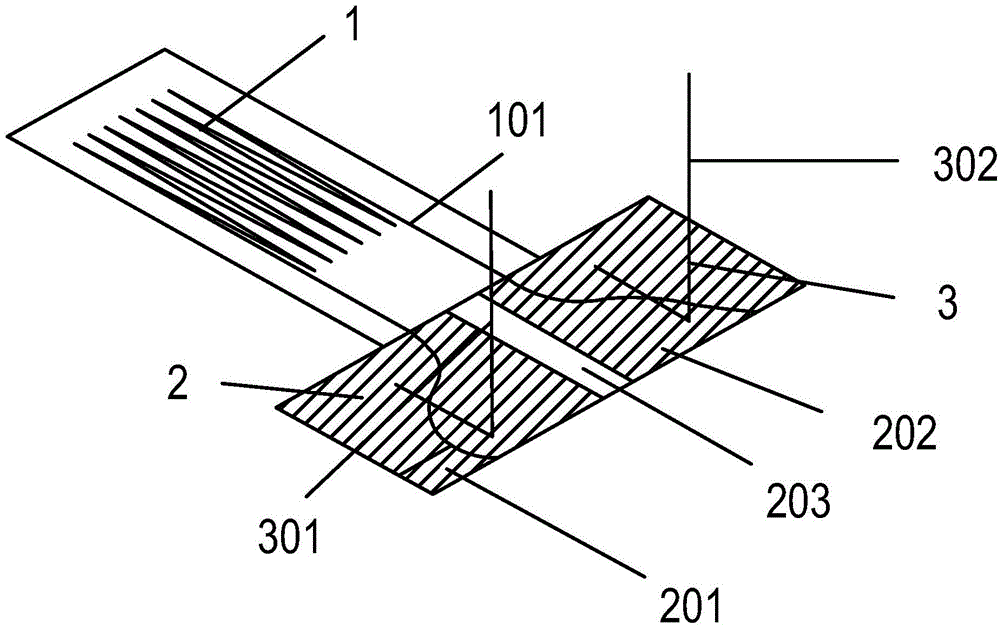 Resistance strain gauge switching device for testing steel rail residual stress and testing method