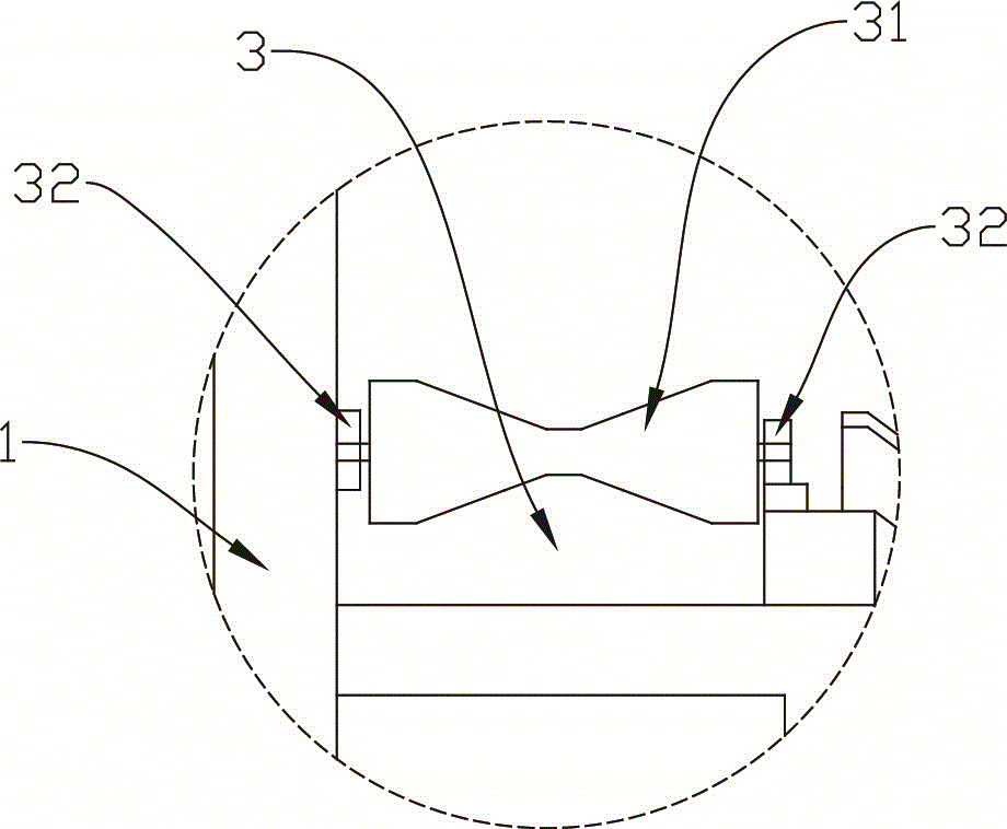 Automatic material-receiving frame of draw tube straightening machine