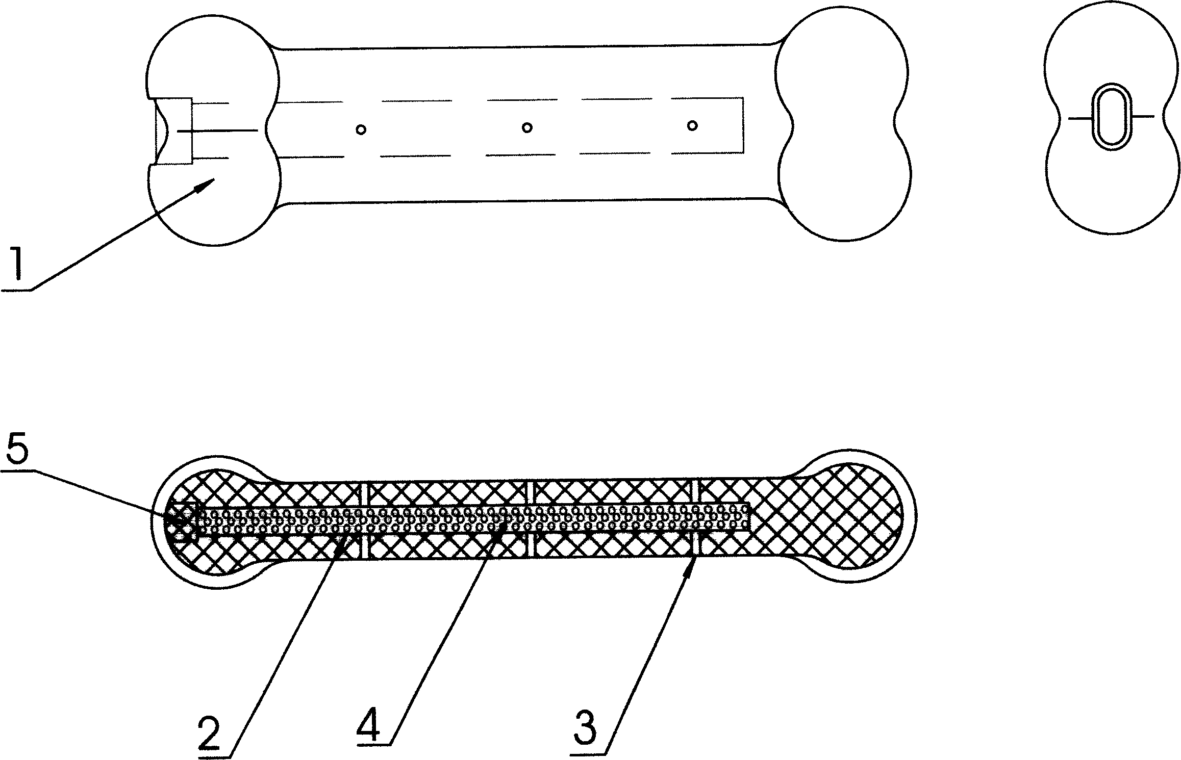 Fragrance type bone for dog biting