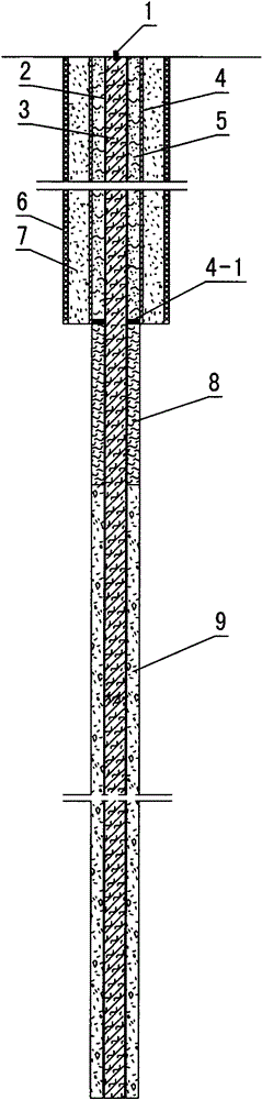 Deep-buried piles and their embedding methods for plane elevation control points in freeze-thaw areas