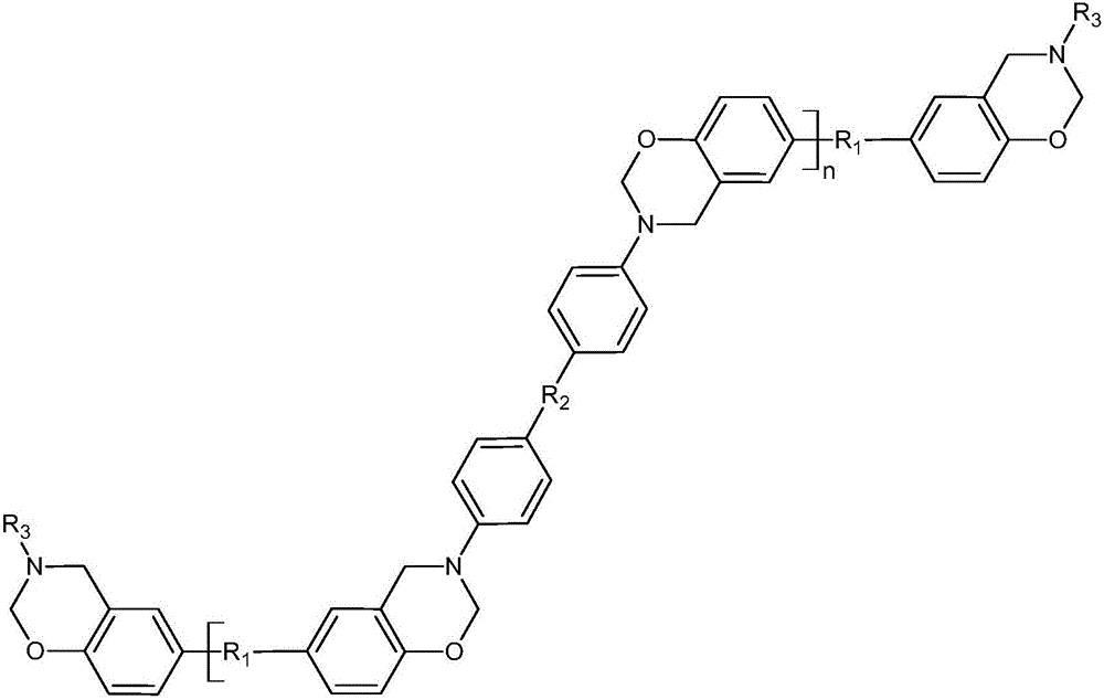 Benzoxazine intermediate, and preparation method and application thereof