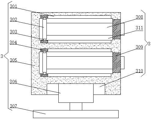 Maintenance and cleaning auxiliary mechanism for concrete mixer