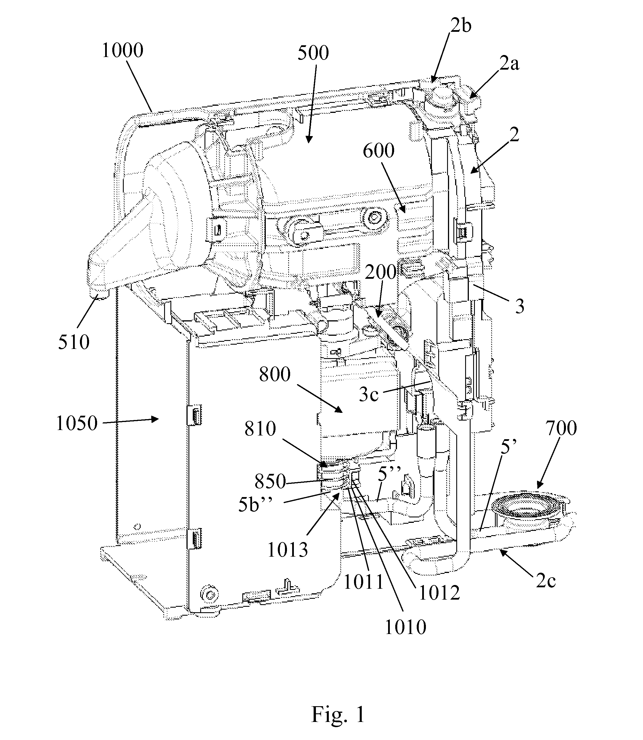 Pump mount in a beverage preparation machine