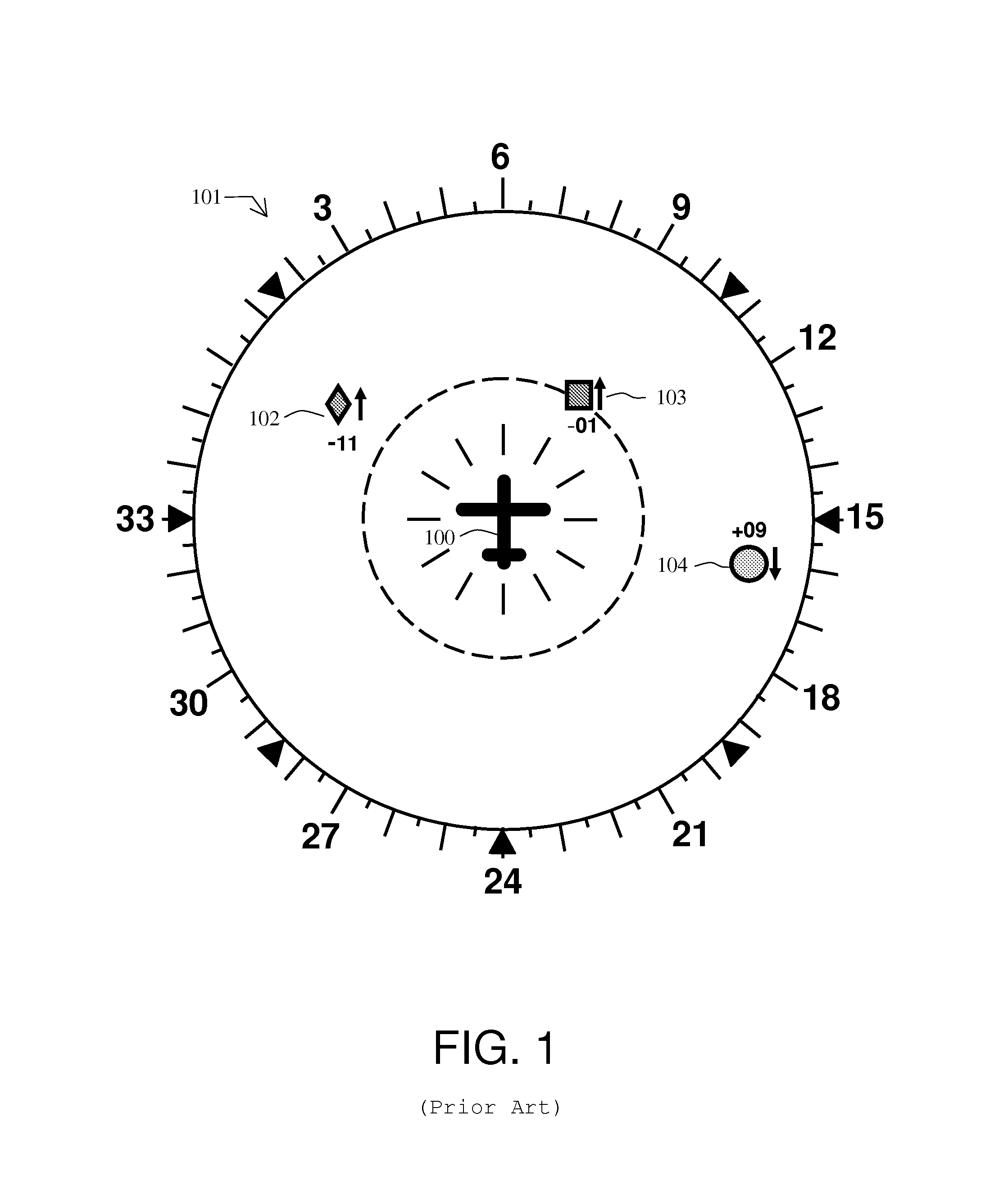 Viewing device for aircraft comprising means of displaying trajectories of intruders presenting a risk of collision in all the space surrounding the aircraft