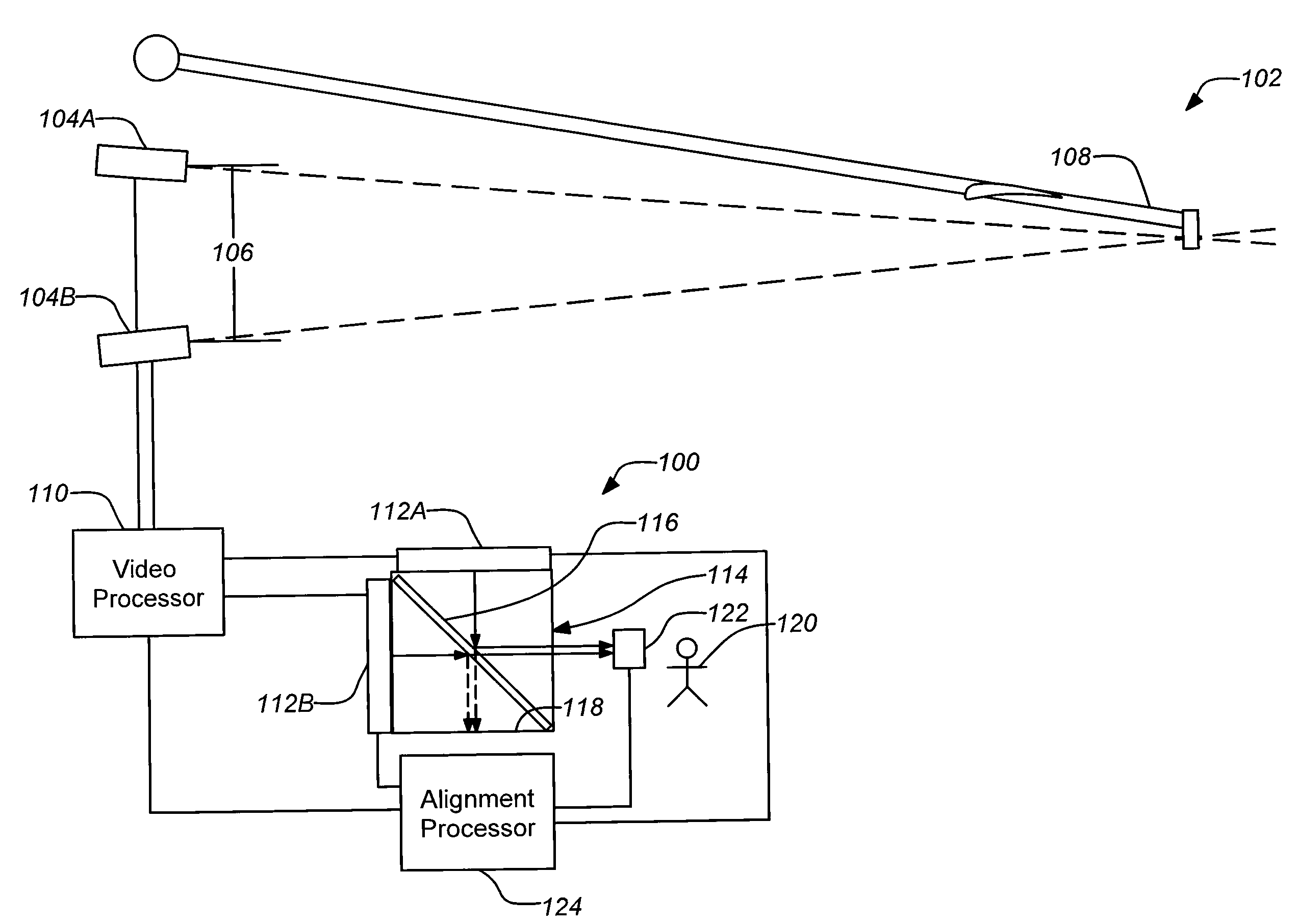 Efficient and accurate alignment of stereoscopic displays