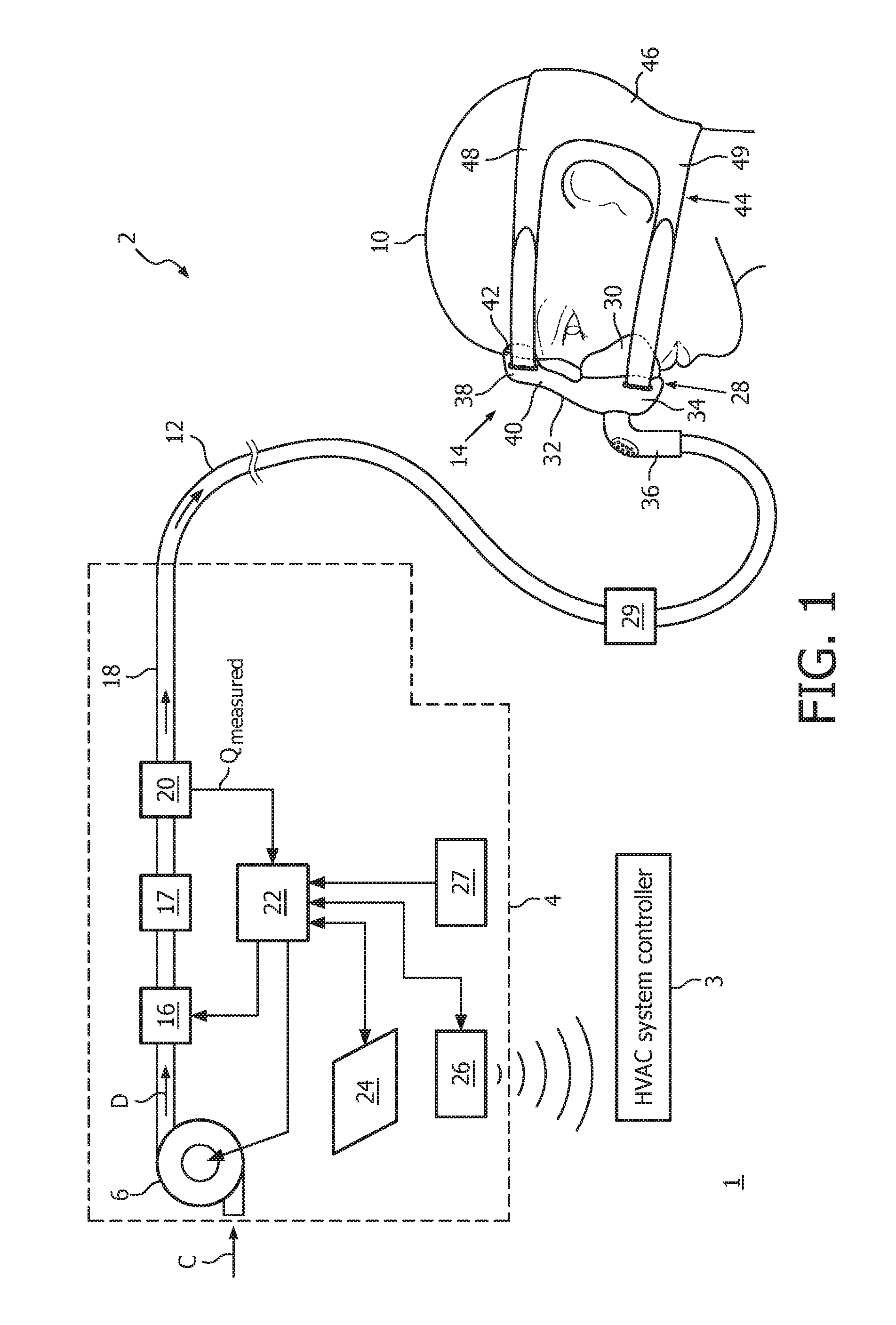 Rainout control in a pressure support system