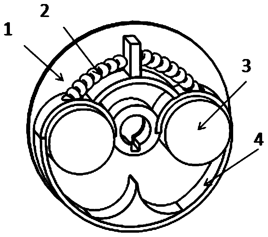 Eccentric block provided with movable counterweight block, vibrator and vibration screen