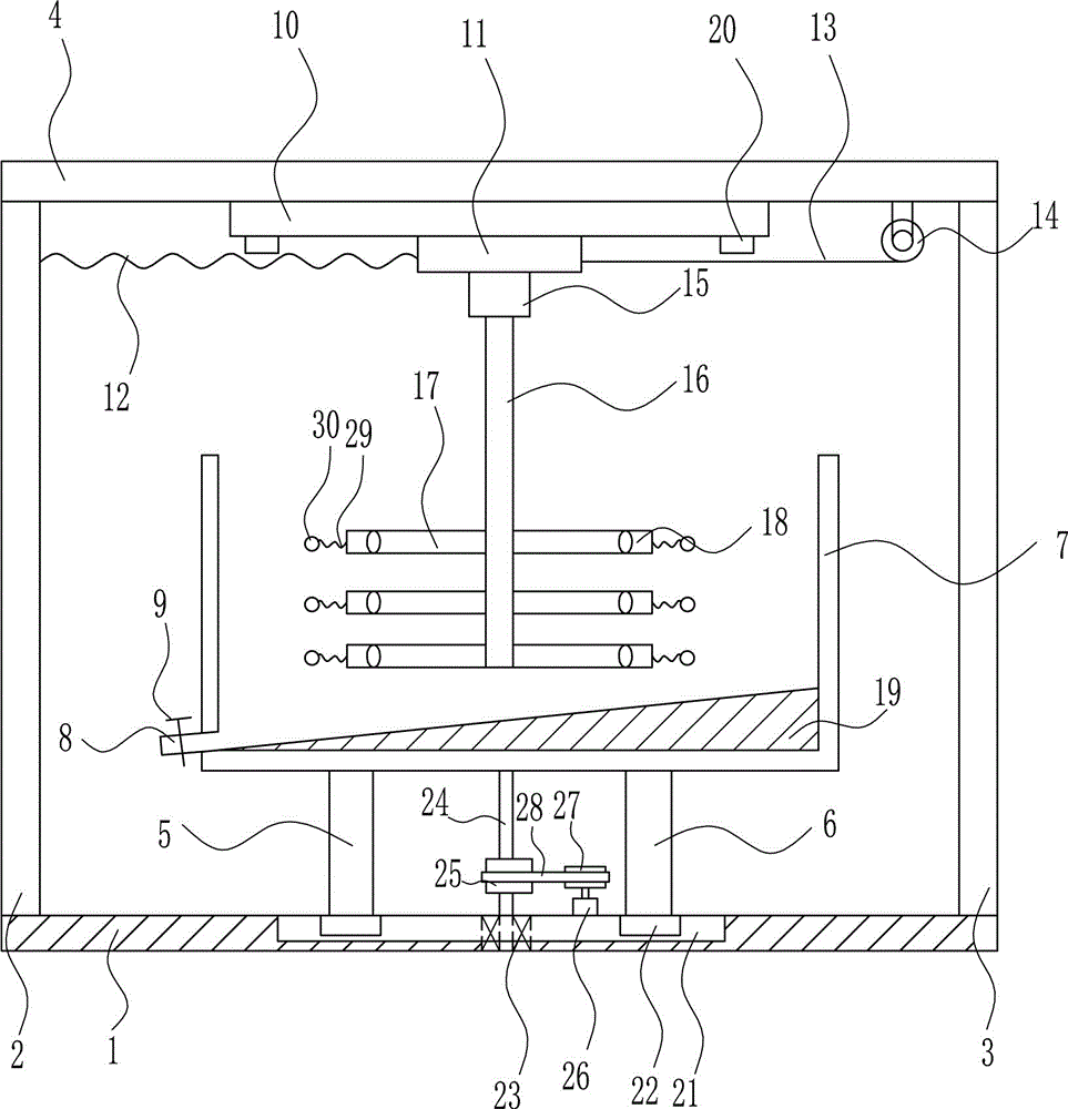 Lubricating oil allocation device for automobile part maintenance