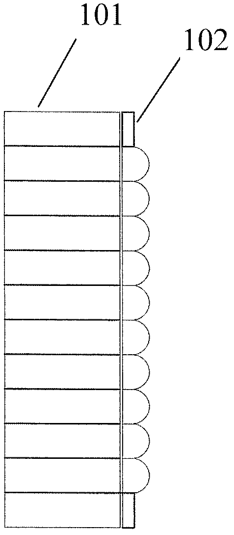 Lamp optical system for projected display of 3-LCOS (Liquid Crystal On Silicon) laser