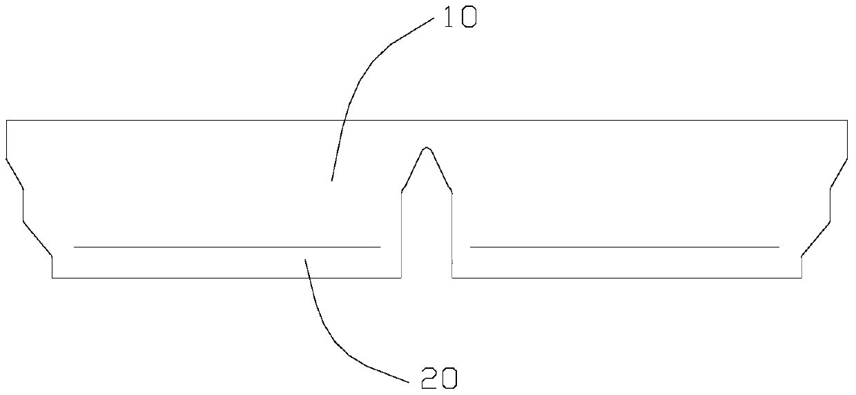 The upper funnel ridge of a funnel car