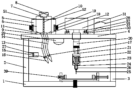 Automobile electronic circuit board machining device