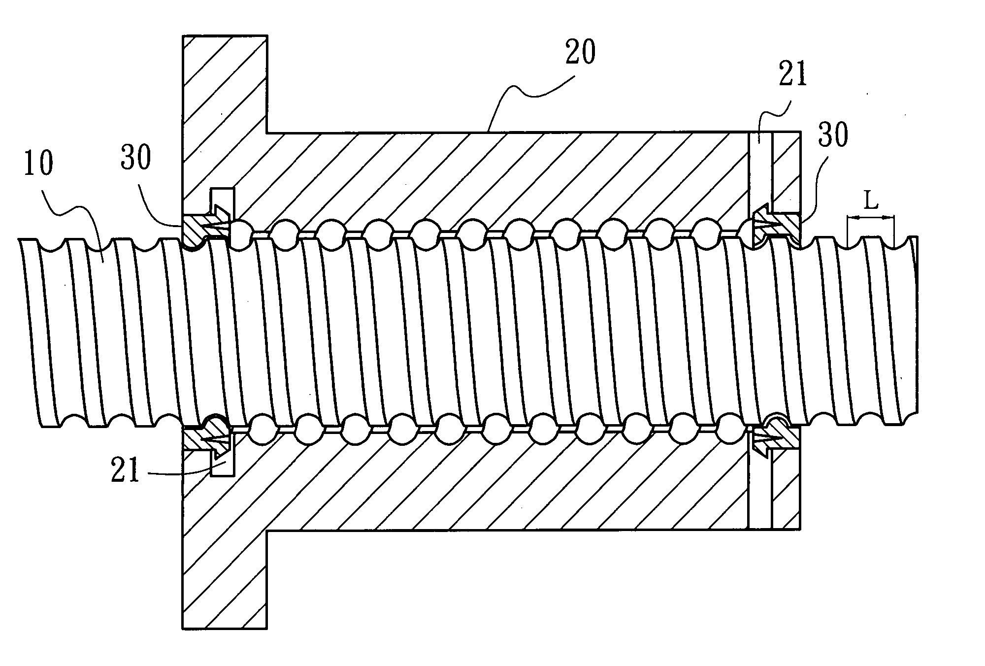 Hooked dust scraper for ball screw unit