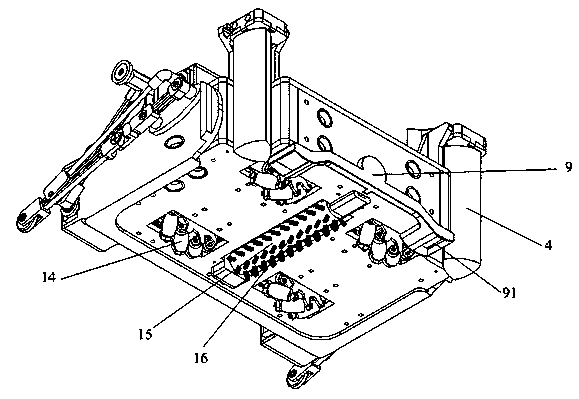 Floor sweeping robot capable of climbing stairs and working method thereof