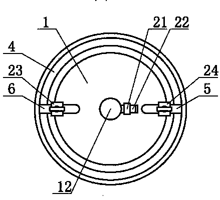 Building component self-pressurization expansion type pore-forming die