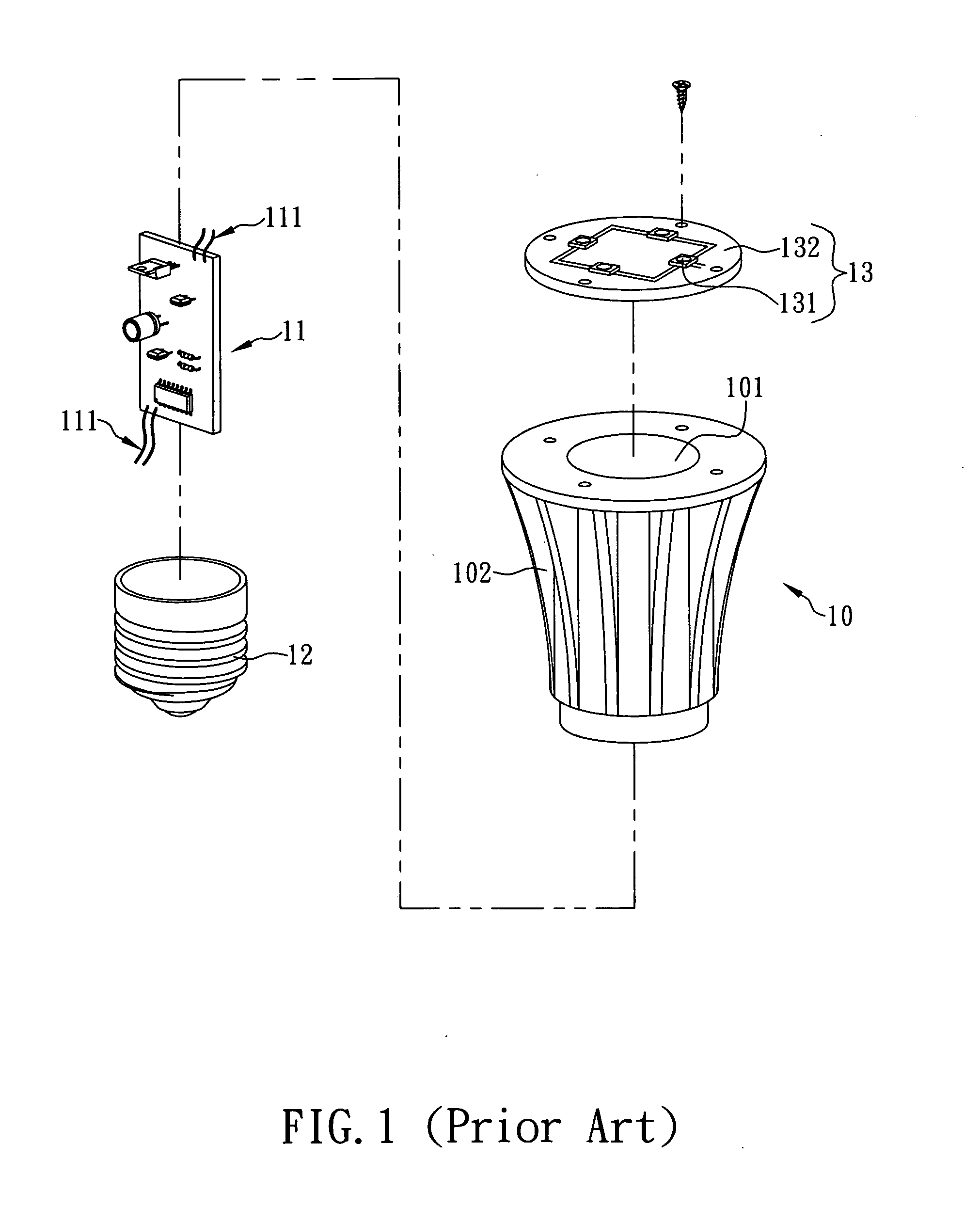 Heat dissipation housing for led lamp