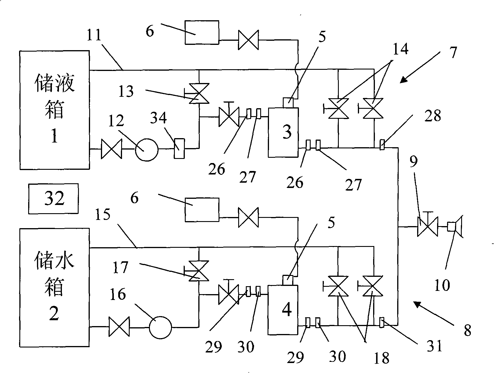 Rapid heating and automatic liquid supply mixing apparatus for deice liquid for airplane