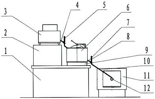 Melting furnace and die-casting machine assembly line automatic casting system