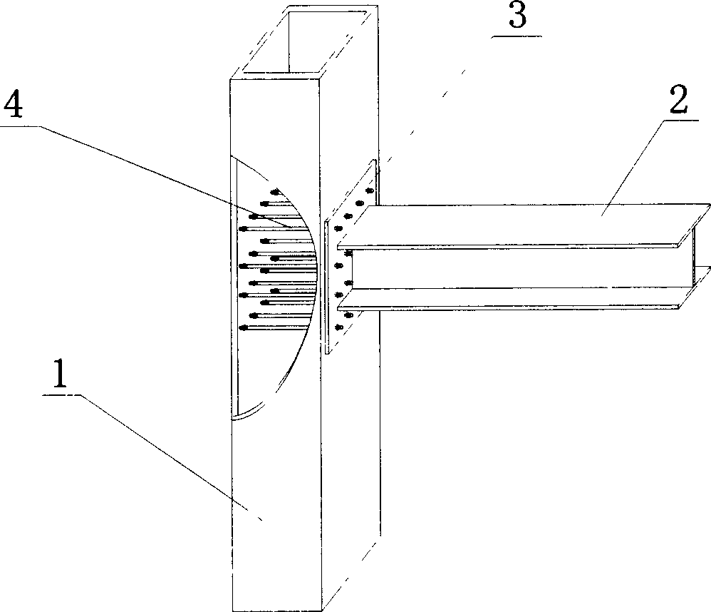 Steel structure dwelling house assembly