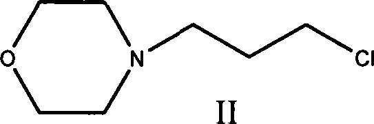 Technique for preparing N-substituted morpholines organic compounds