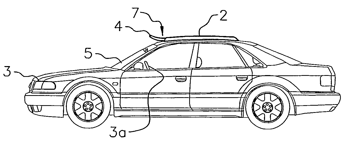 Motorized extensible wind shield visor