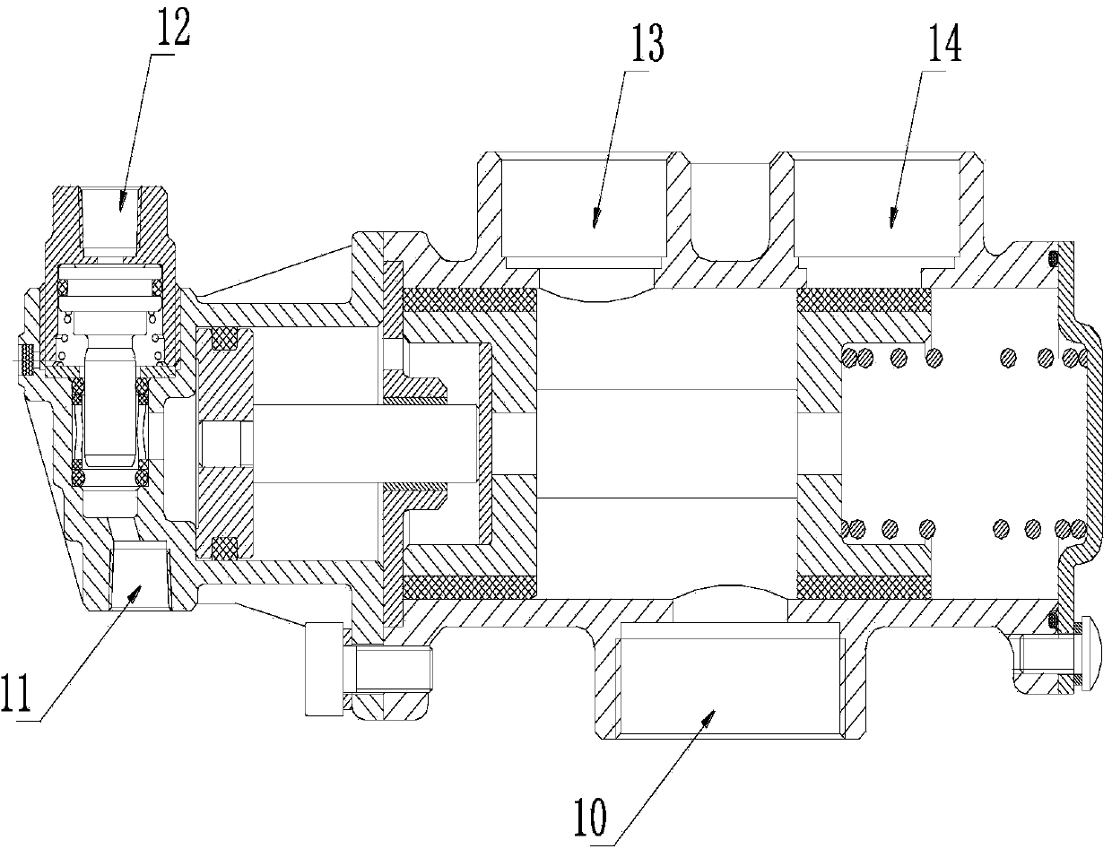 Gas control reversing valve detection device and detection method