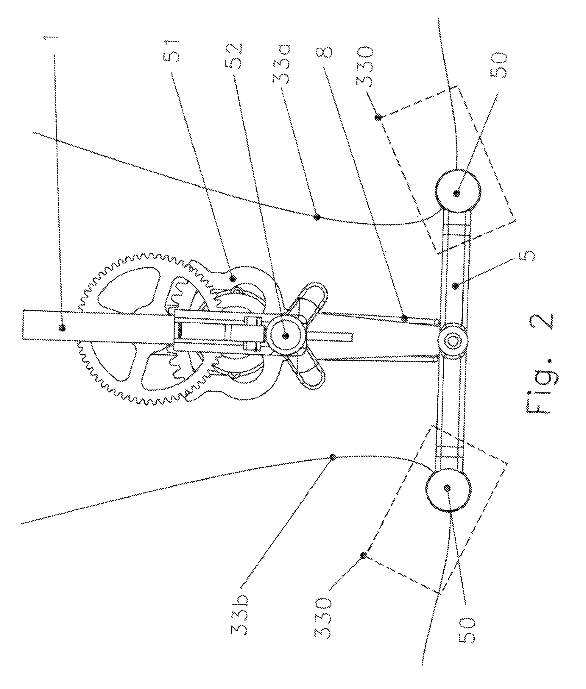 Flying toy able to move by the flapping of wings