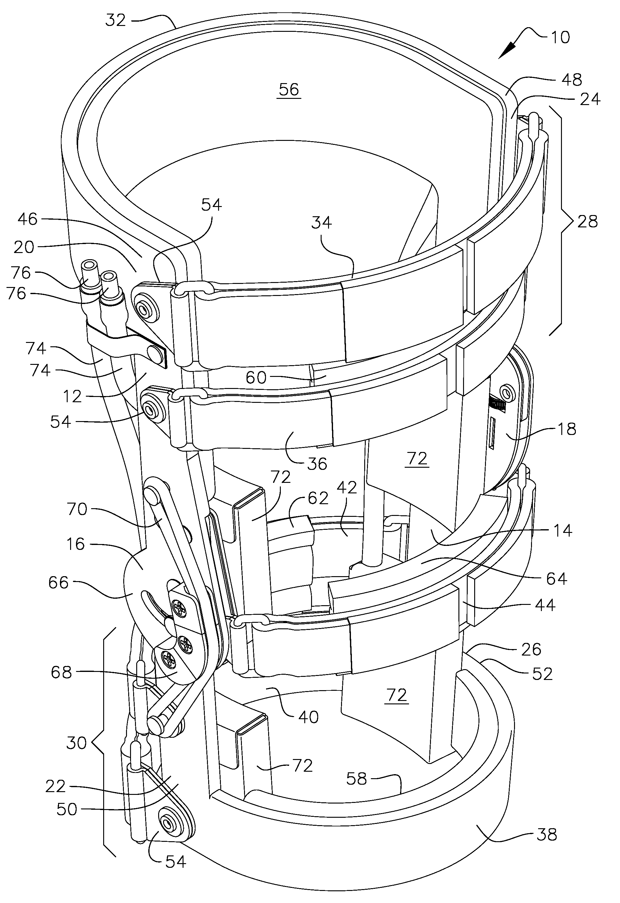 Knee orthosis