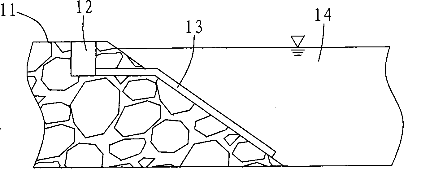 Water intake system of sea water