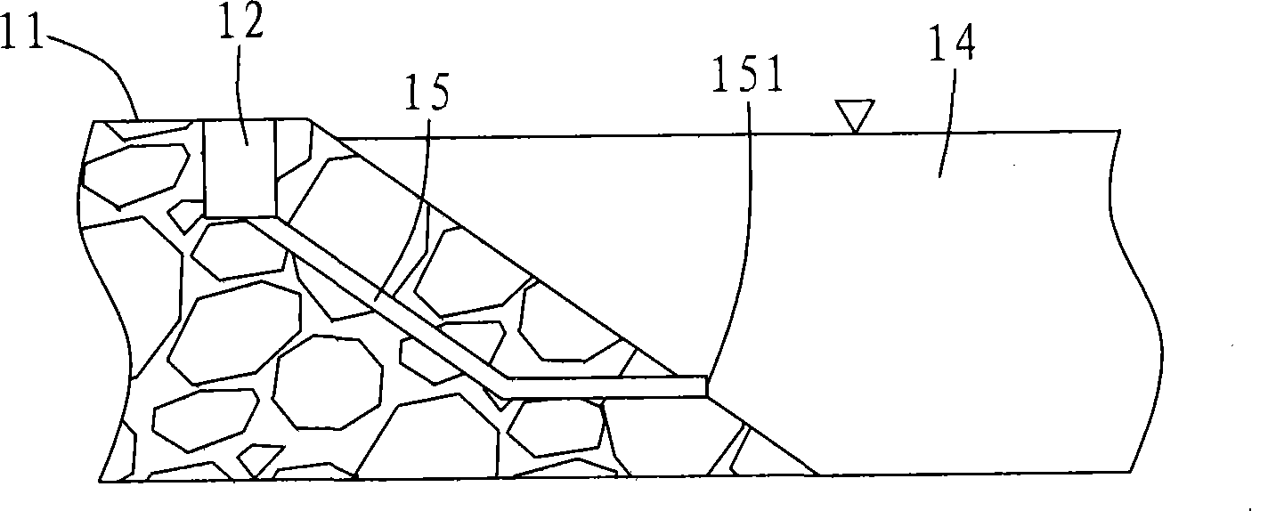 Water intake system of sea water