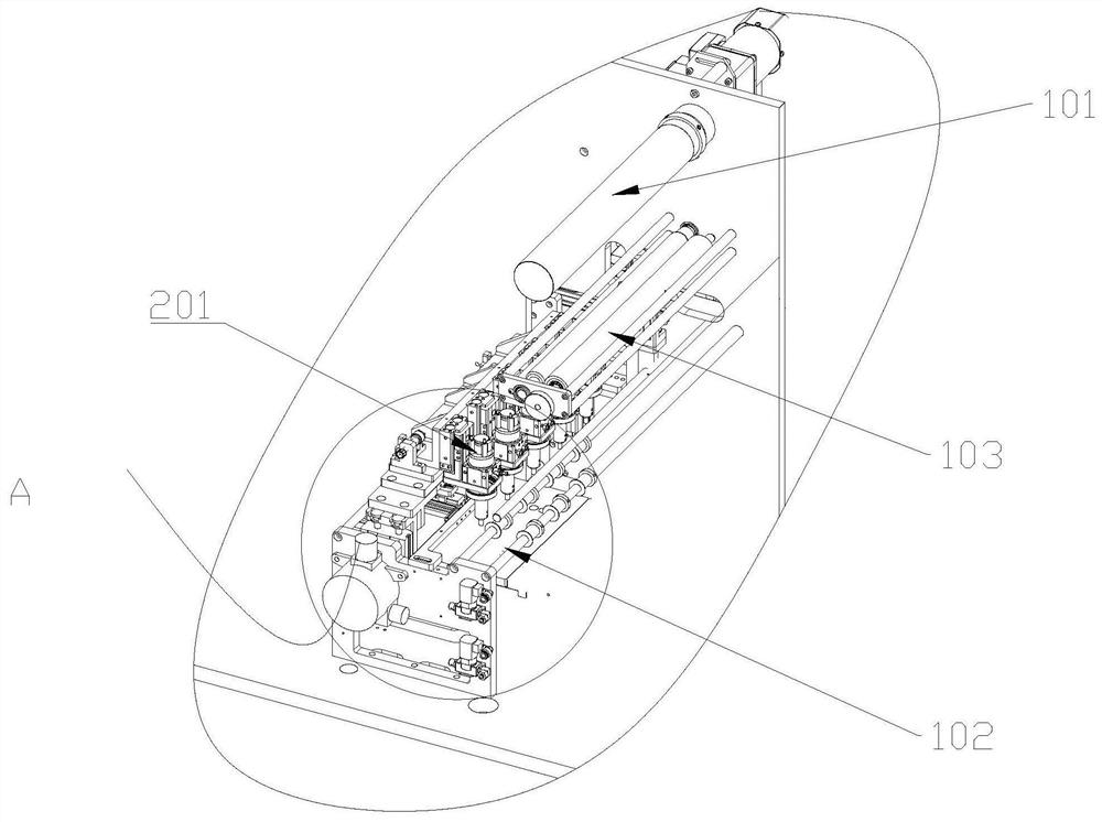 A back-to-back mobile phone rear cover cleaning machine