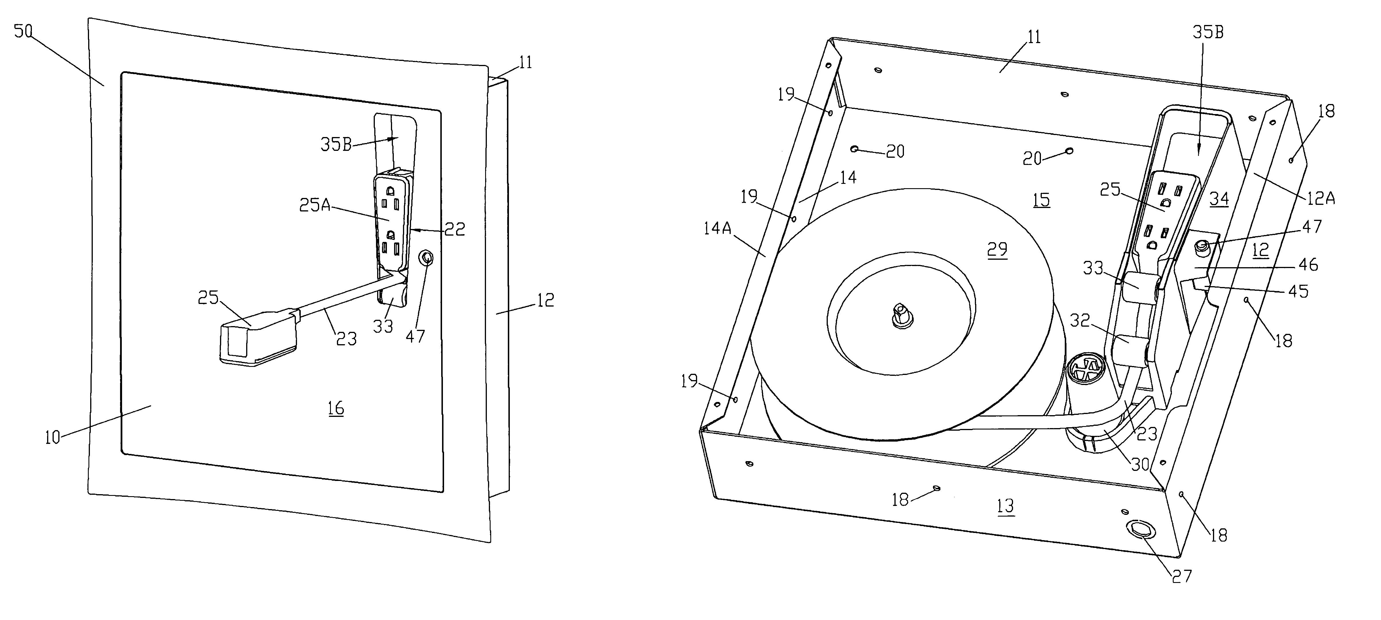 Electric cord reel